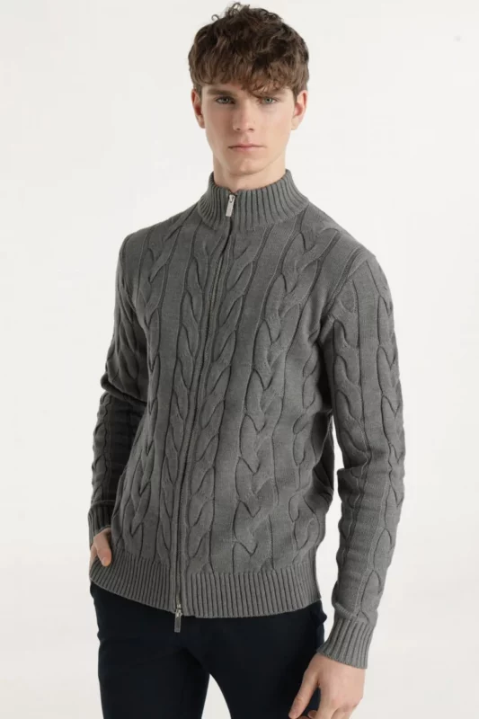 CHAQUETA OCHOS GRIS HOMBRE 143127 (2)