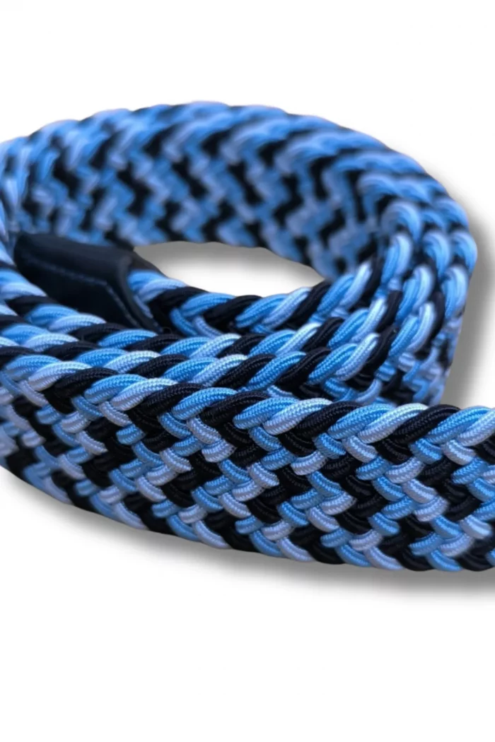 CINTURON TRENZADO MULTICOLOR AZUL 1382 (1)