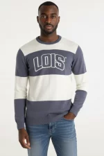 JERSEY AZUL RAYAS LOIS JEANS HOMBRE 143420 (2)