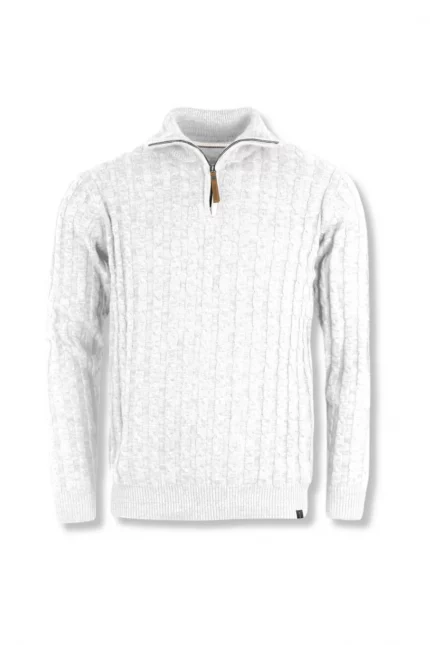 JERSEY BLANCO MEDIA CREMALLERA HOMBRE INDICODE BRUNOS 35 026 001 JERSEY BLANCO MEDIA CREMALLERA HOMBRE INDICODE BRUNOS 35-026_001