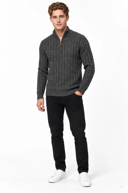 JERSEY CREMALLERA HOMBRE 35-026 INDICODE BRUNOS (1)