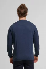 JERSEY FINO AZUL HOMBRE INDICODE 35-697