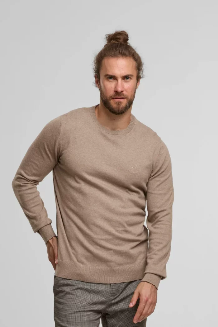 JERSEY FINO BEIGE HOMBRE INDICODE 35-697 (2) (1) JERSEY FINO BEIGE HOMBRE INDICODE 35-697