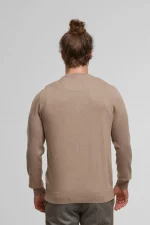 JERSEY FINO BEIGE HOMBRE INDICODE 35-697