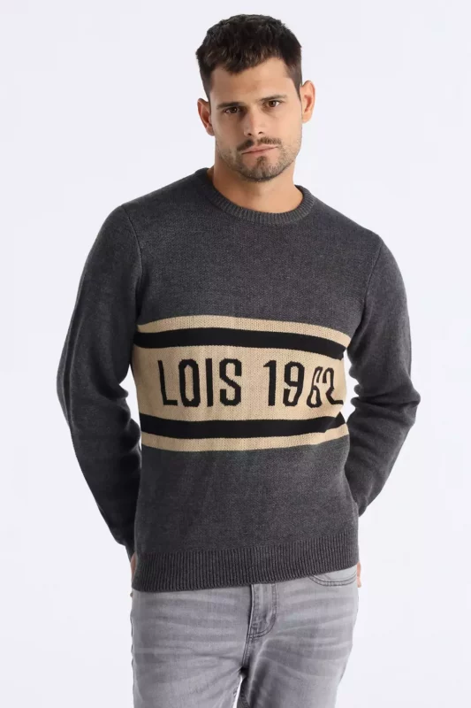 JERSEY MARRON LOIS JEANS HOMBRE 143404