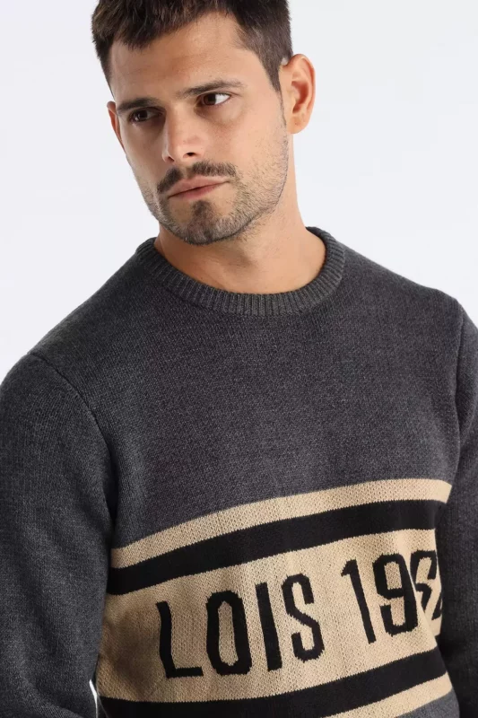 JERSEY MARRON LOIS JEANS HOMBRE 143404