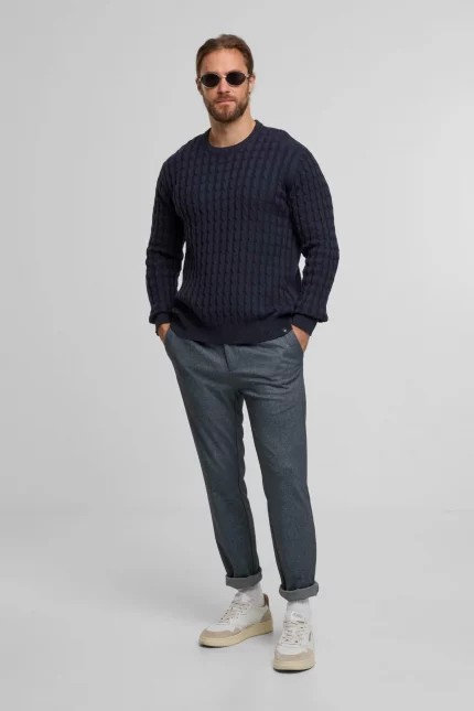 JERSEY OCHOS AZUL MARINO HOMBRE 35-121