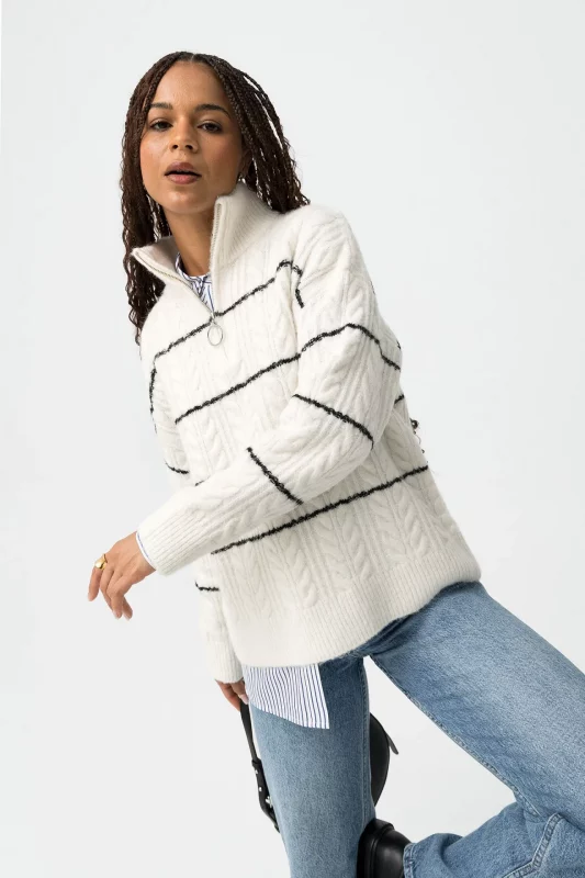 JERSEY PUNTO RAYAS MUJER 10061670