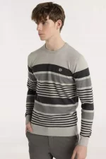 JERSEY RAYAS GRIS HOMBRE 143121