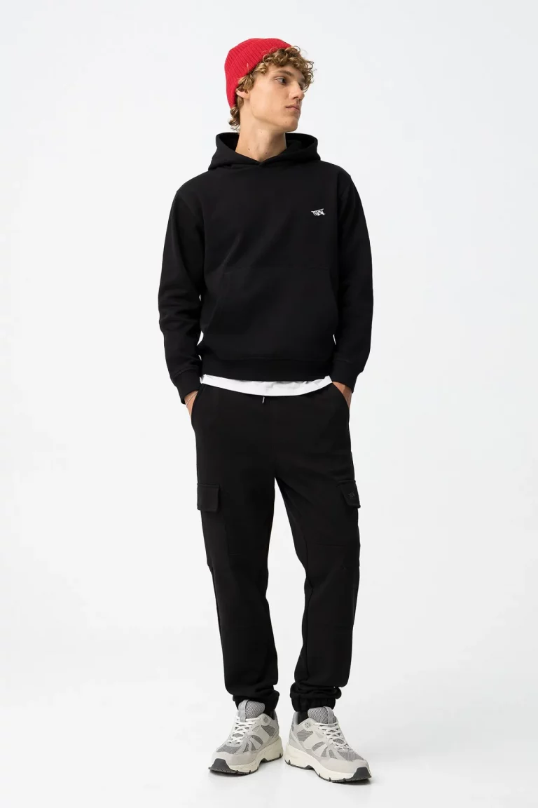 PANTALON CARGO JOGGER NEGRO CHICO 10062331_000