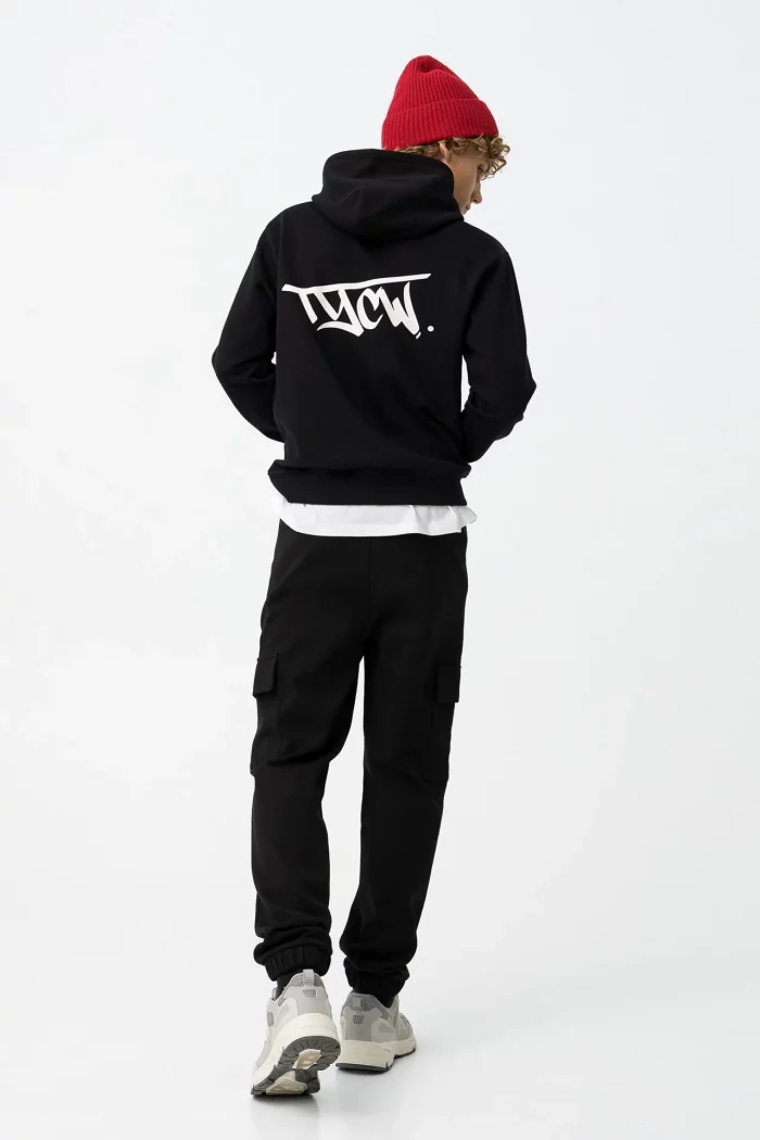 PANTALON CARGO JOGGER NEGRO CHICO 10062331_000