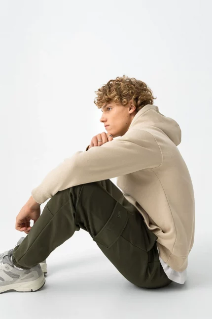 PANTALON CARGO JOGGER VERDE CHICO 10062331_897