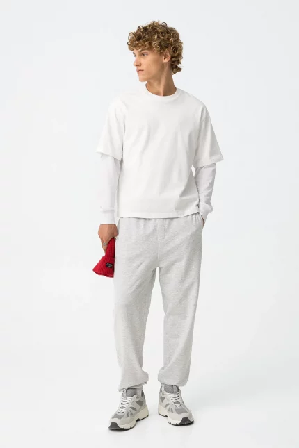 PANTALON CHANDAL GRIS CHICO 10062327_039