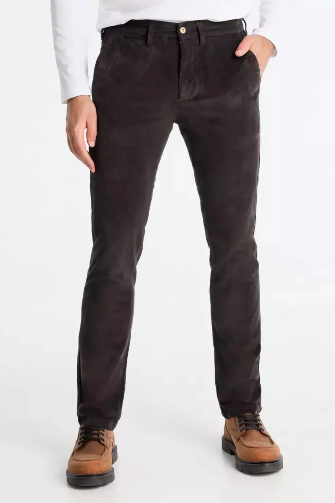 PANTALON CHINO PANA HOMBRE 135423 (3) PANTALON CHINO PANA HOMBRE 135423 (4)