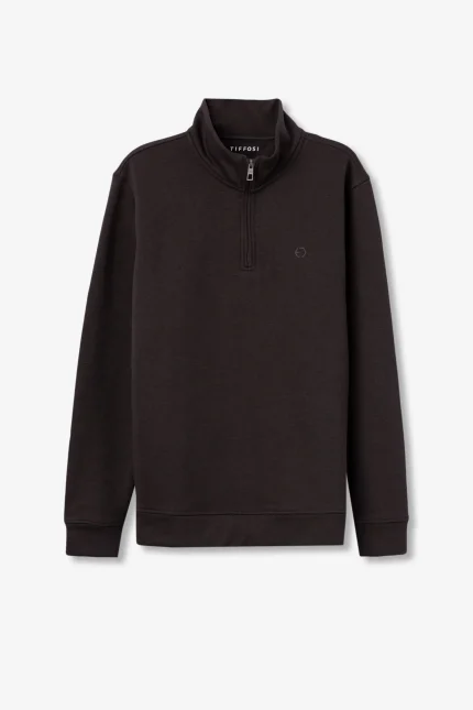 SUDADERA CON CREMALLERA MARRON CHOCOLATE HOMBRE 10066857_295 (1)