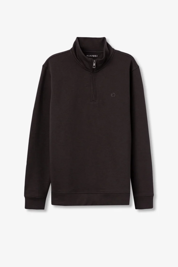 SUDADERA CON CREMALLERA MARRON CHOCOLATE HOMBRE 10066857_295 (1)