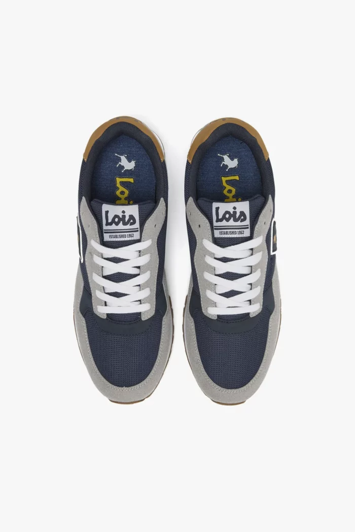 ZAPATILLAS GRISES LOIS JEANS HOMBRE BRUNOS 64401