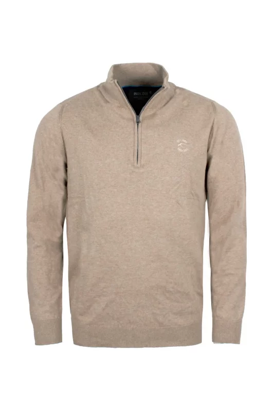 Jersey Beige Cremallera JERSEY PUNTO FINO BEIGE INDICODE BRUNOS 35-698_024