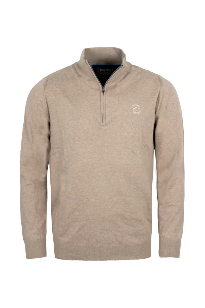 Jersey Beige Cremallera JERSEY PUNTO FINO BEIGE INDICODE BRUNOS 35-698_024