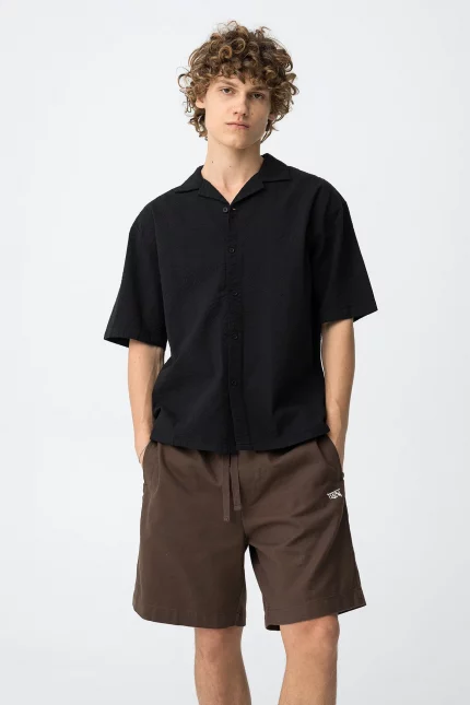 CAMISA CUBANA NEGRA CHICO 10065725 BRUNOS TIFFOSI