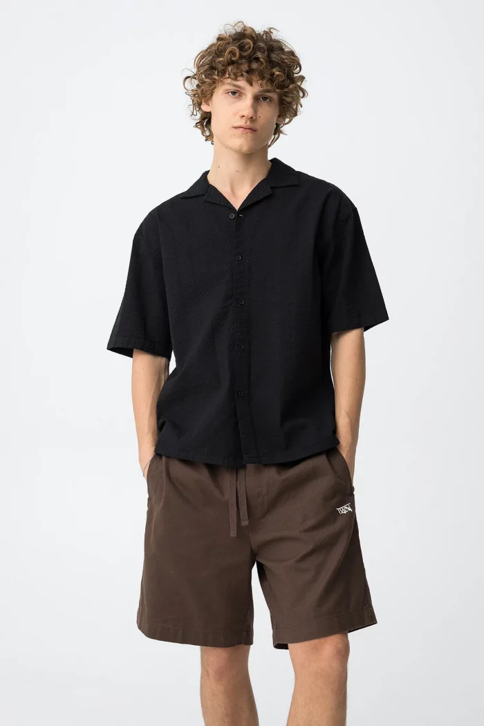CAMISA CUBANA NEGRA CHICO 10065725 BRUNOS TIFFOSI