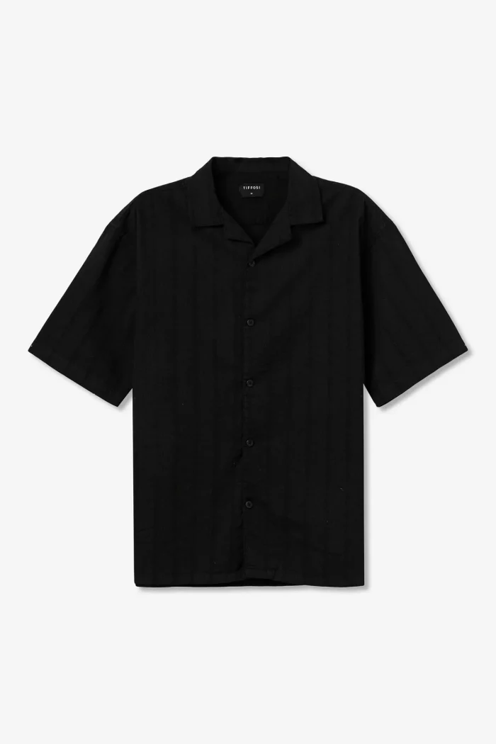 CAMISA CUBANA NEGRA CHICO 10065725 BRUNOS TIFFOSI