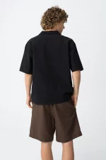 CAMISA CUBANA NEGRA CHICO 10065725 BRUNOS TIFFOSI