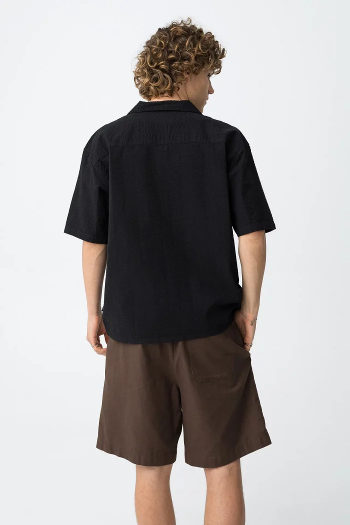 CAMISA CUBANA NEGRA CHICO 10065725 BRUNOS TIFFOSI