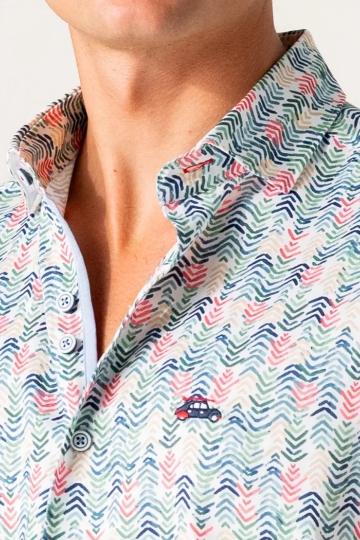 CAMISA ZIGZAG HOMBRE 261016 BRUNOS THE SURFCAR