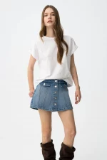 CAMISETA BASICA BLANCA MUJER 10065998_001 BRUNOS TIFFOSI