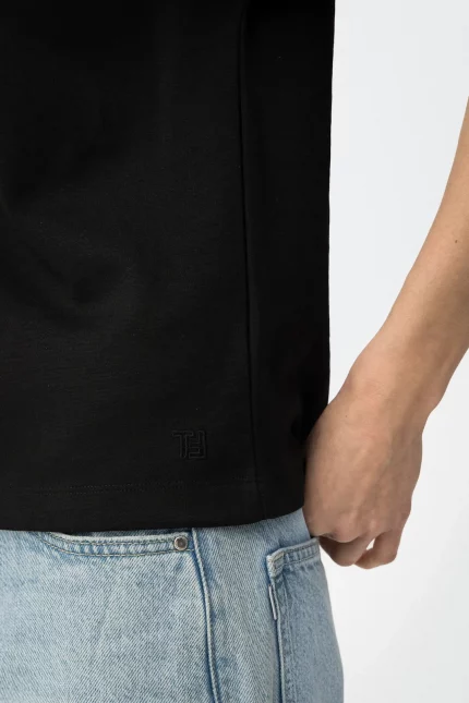 CAMISETA BASICA NEGRA MUJER 10065998_000 BRUNOS TIFFOSI