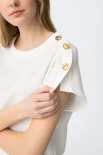 CAMISETA BLANCA MUJER 10064697_001 BRUNOS TIFFOSI