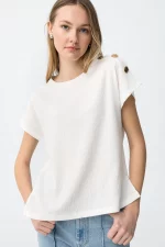 CAMISETA BLANCA MUJER 10064697_001 BRUNOS TIFFOSI