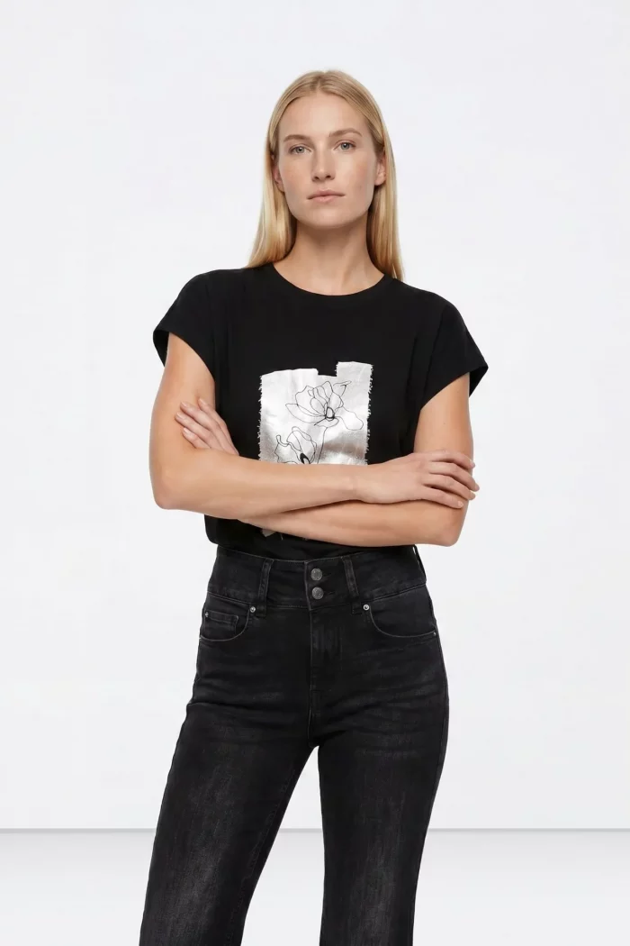 CAMISETA ESTAMPADA METALIZADA MUJ ER 10067303 TIFFOSI BRUNOS