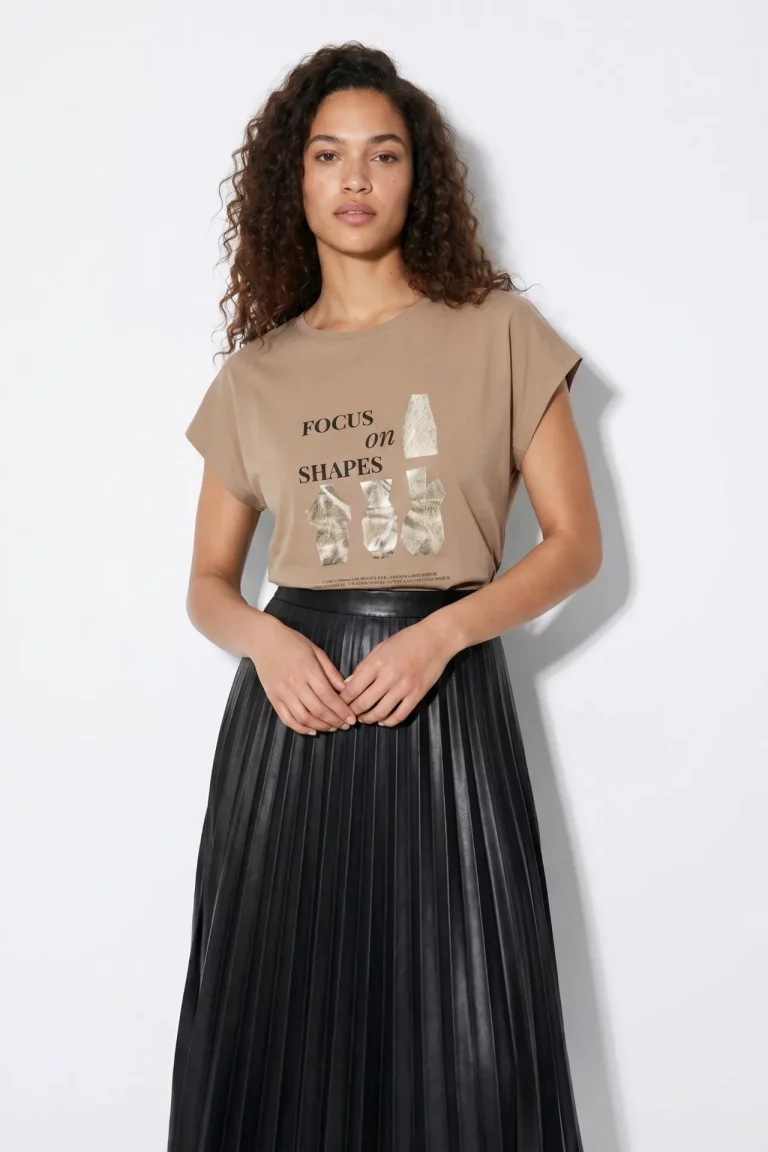 CAMISETA ESTAMPADA METALIZADA MUJ ER 10067303 TIFFOSI BRUNOS