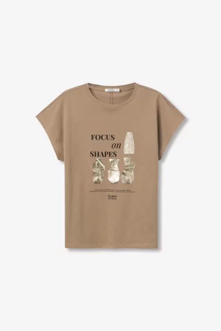CAMISETA ESTAMPADA METALIZADA MUJ ER 10067303 TIFFOSI BRUNOS