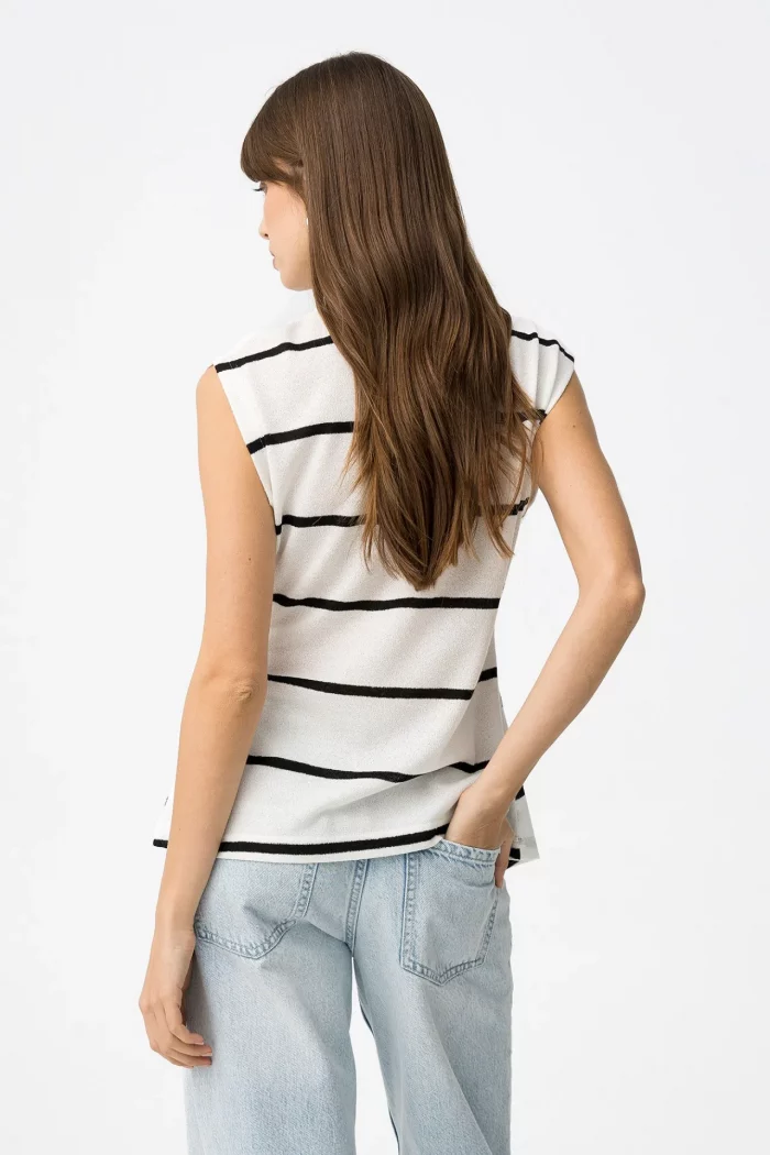 CAMISETA HILO RAYAS MUJER 10064467_110 BRUNOS TIFFOSI