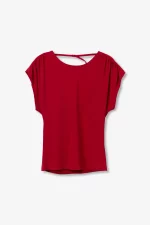 CAMISETA ROJA ESCOTE ESPALDA MUJER 10064698 BRUNOS TIFFOSI