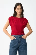 CAMISETA ROJA ESCOTE ESPALDA MUJER 10064698 BRUNOS TIFFOSI