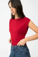 CAMISETA ROJA ESCOTE ESPALDA MUJER 10064698 BRUNOS TIFFOSI