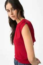 CAMISETA ROJA ESCOTE ESPALDA MUJER 10064698 BRUNOS TIFFOSI