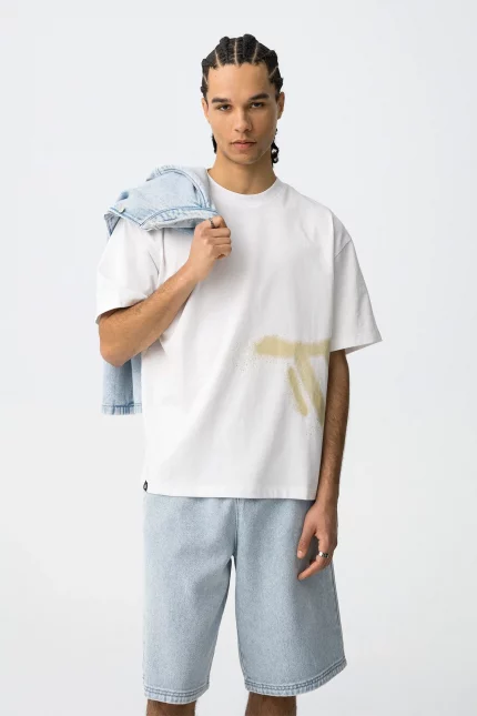 CAMISETA TYCW GRAFFITI BLANCA CHICO 10066353_001 BRUNOS TIFFOSI