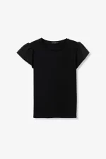 CAMISETA VOLANTES NEGRA MUJER 10064823_000 BRUNOS TIFFOSI