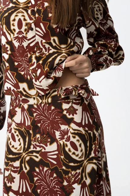 FALDA MIDI GRANATE MUJER 10065611_152 BRUNOS TIFFOSI