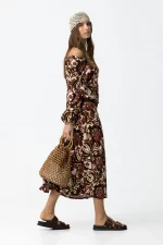 FALDA MIDI GRANATE MUJER 10065611_152 BRUNOS TIFFOSI