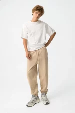 PANTALON CHANDAL CHICO BEIGE 10064950_117 BRUNOS TIFFOSI