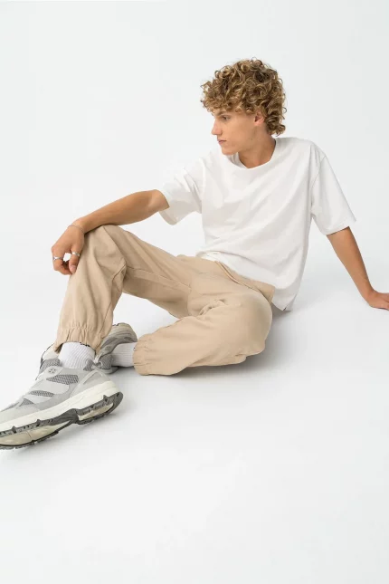 PANTALON CHANDAL CHICO BEIGE 10064950_117 BRUNOS TIFFOSI