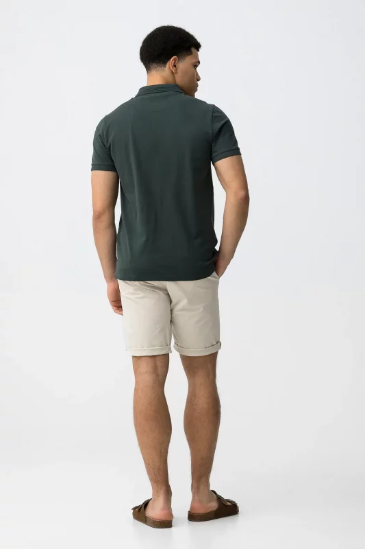 PANTALÓN CORTO CHINO BEIGE SLIM HOMBRE 10064541_110 BRUNOS TIFFOSI