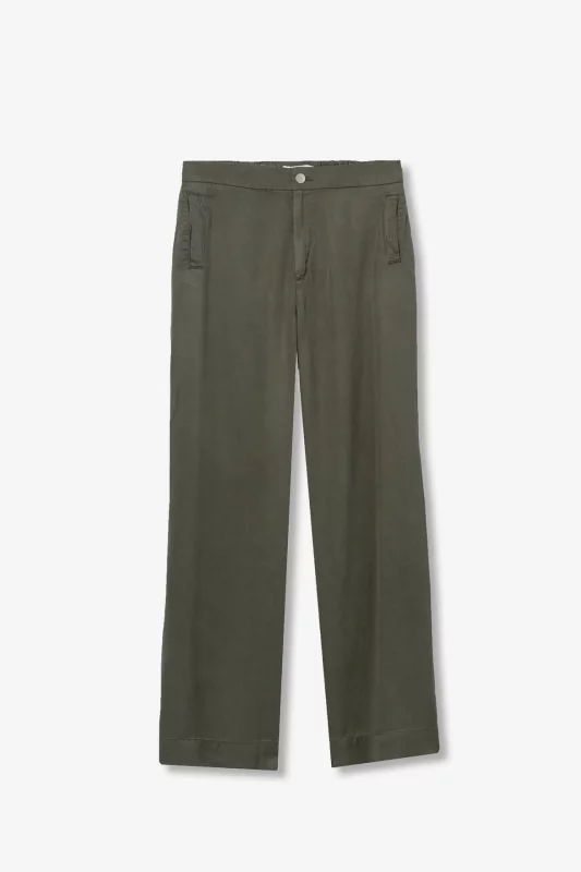 PANTALON LYOCELL WIDE VERDE MUJER 10064602_831 BRUNOS TIFFOSI