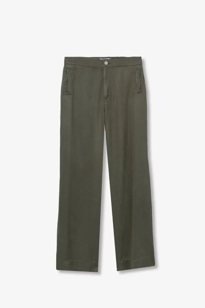 PANTALON LYOCELL WIDE VERDE MUJER 10064602_831 BRUNOS TIFFOSI